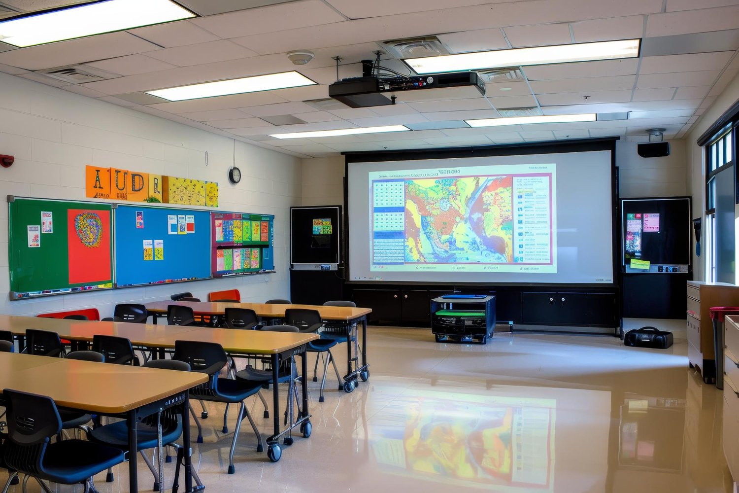 Students in classroom